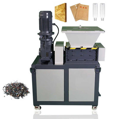 1000kg/h Geri Dönüştürme Çakıştırıcı Makine Çift Çaplı Plastik Şişe Mobil Çöp Çakıştırıcı