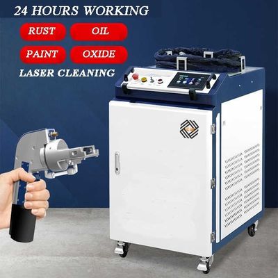 Portatif Lazer Temizleme Makinesi 1000W 1500W 3000W JPT Fiber Pulse Oil Paint Lazer Temizleyicisi
