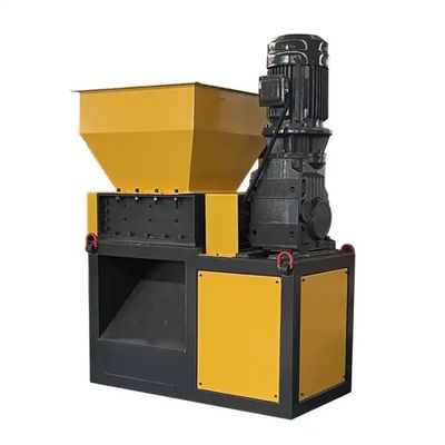Düşük Gürültülü Çift Çubuklu Yıkıcı Makine Büyük Besleme Hopper / Keskin Kenarlı Alaşım Blades ile