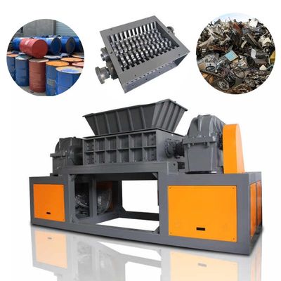 Endüstriyel Ağır Metal Kırıcı Makinesi Çift Çapa Metal Geri Dönüştürme Kırıcı
