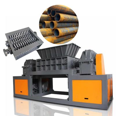 Çöp araba parçalayıcı makinesi 220V / 380V çift çentikli rulolar ile