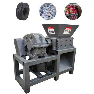 Ağır Görevli Plastik Kırıcı Makinesi Çift Çapa Katı Atık Kırıcı Makinesi