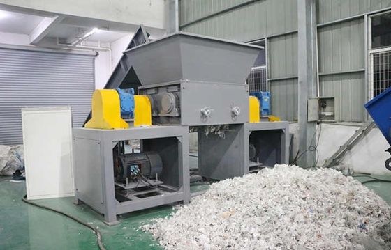 Dayanıklı Otomatik Kağıt Kırıcı Makinesi Ağır Görevli Plastik Atık Geri Dönüştürme Makinesi