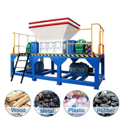 Büyük Dönüştürme İki Çaplı Çöp Makinesi Çöp Metal Plastik Film Kauçuk Kumaş