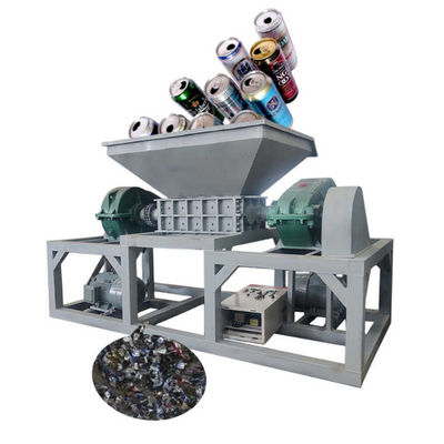 Gıda Atıkları Çarpıştırma Makinesi Büyük Kapasiteli Çift Çaplı Metal Çöp Fırçası