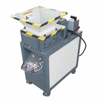 Çifte şaftlı metal çip kırıcı geri dönüşüm plastik atık kırma makinesi
