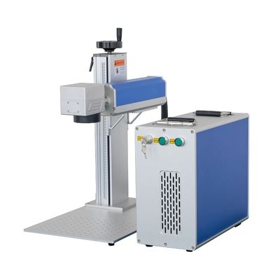 Küçük Raycus JPT CNC Fiber Laser İşaret Makinesi 20w 30w 50w 100w
