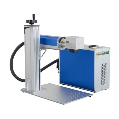 Taşınabilir Masaüstü Elyaf Lazer İşaretleme Makinesi gravür baskı makinesi