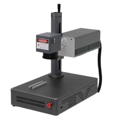 UV fiber lazer işaretleme makinesi, metal / plastik için masaüstü taşınabilir lazer işaretleme makinesi