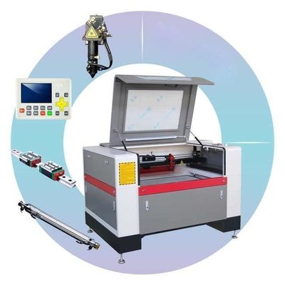CO2 Kapalı cam tüp akrilik lazer gravür makinesi 80W 60W 100W 130W