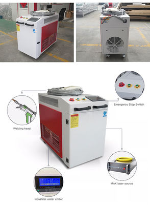 Max Metal Lazer Kaynak Makinesi 2000W Paslanmaz Çelik Alüminyum İşleme için