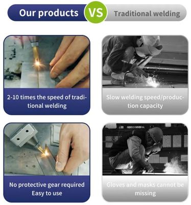 Taşınabilir El Laser kaynak makinesi Tıbbi ekipman / Metal için