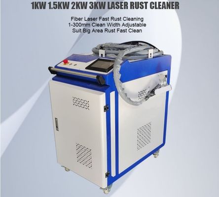 Otomobil ve Metal Yüzeyler için 2000W Fiber Lazer Temizleme Makinesi