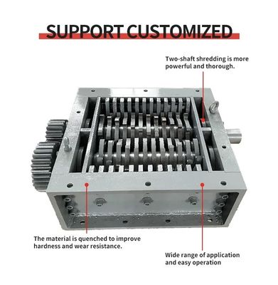 Metal ahşap plastik boru parçalayıcı makine hafif lastik lastik parçalayıcı makine