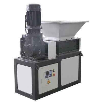 Çifte şaftlı atık parçalayıcı makinesi 380V plastik ezme makinesi