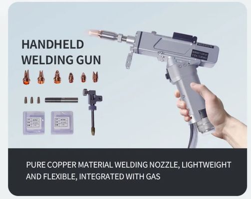 1400 mm Robot Kol Lazer kaynak makinesi 500W maksimum çıkış gücü ve kırmızı ışık konumlandırma doğruluğu ile