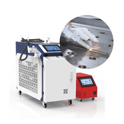 Fiber Lazer kaynak makinesi 1500W 1.5mm kaynak derinliği Kırmızı ışık konumlandırma doğruluğu