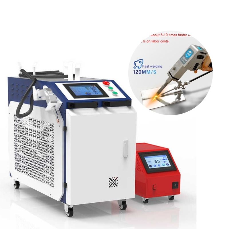 Su soğutma lazer kaynak makinesi 700 * 500 * 900 Hızlı ve doğru kaynak için