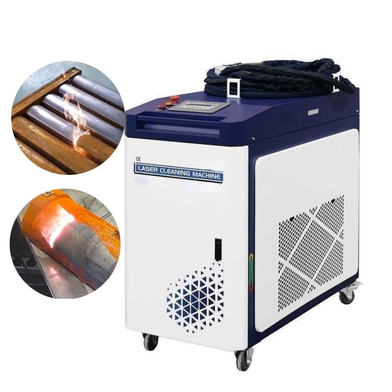 2000W Pas Temizleme Lazer Kollimasyonlu Nokta Çapı 4-6mm Hızlı Pas Çıkarma