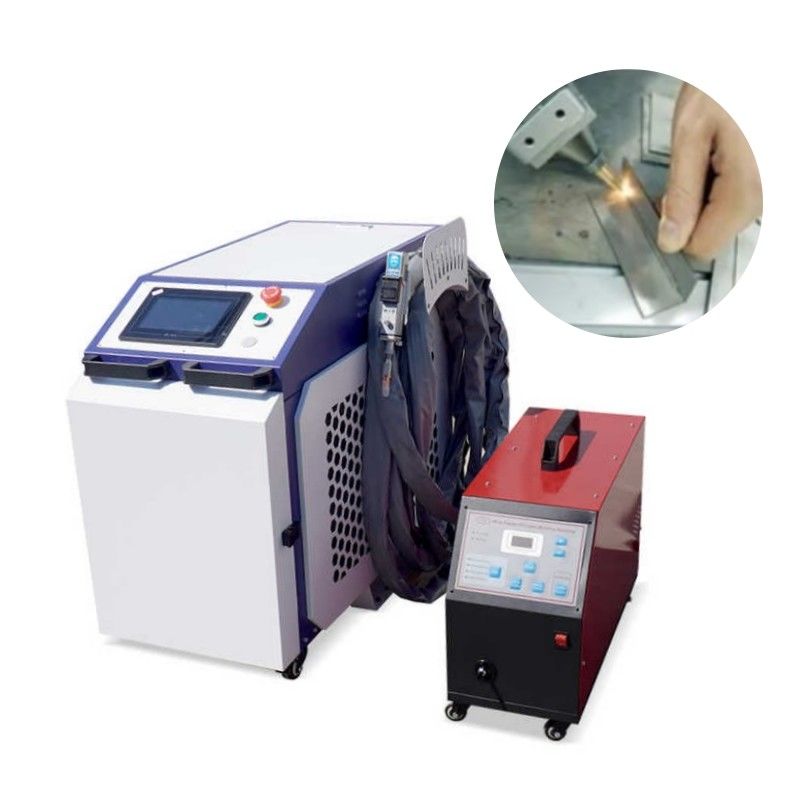 Elde 1000w 2000w 3000w Fiber kaynak kesme temizlik 3 in 1 lazer kaynak makineleri