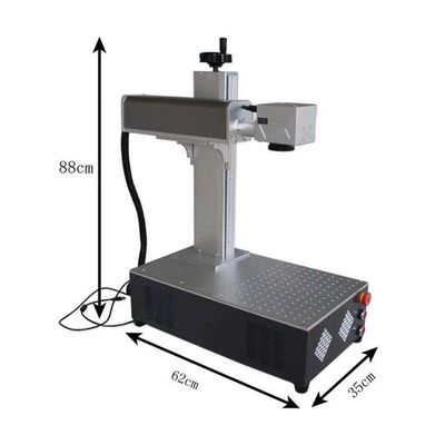20W 30W Mini Mopa Fiber Lazer İşaretleme Makinesi Mücevherler Lazer Kesme Gravür Makinesi