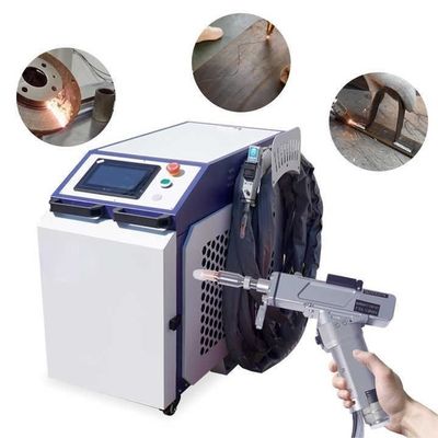 3 In 1 Fiber Laser kaynak makinesi Elde 1000W 1500W 2000W Alüminyum Karbon için