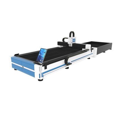 Yüksek Hızlı Fiber Lazer Kesme Makinesi Metal Yaprak için Yaprak Yükleme Sistemiyle Çelik Üretimi